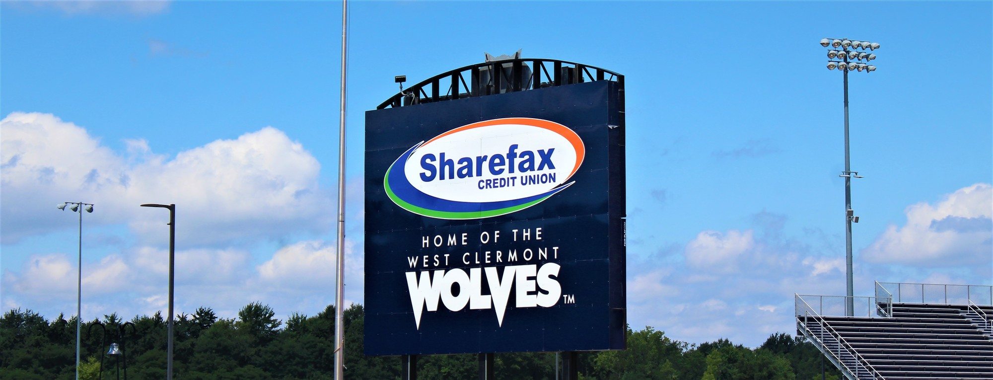 sharefax stadium sign