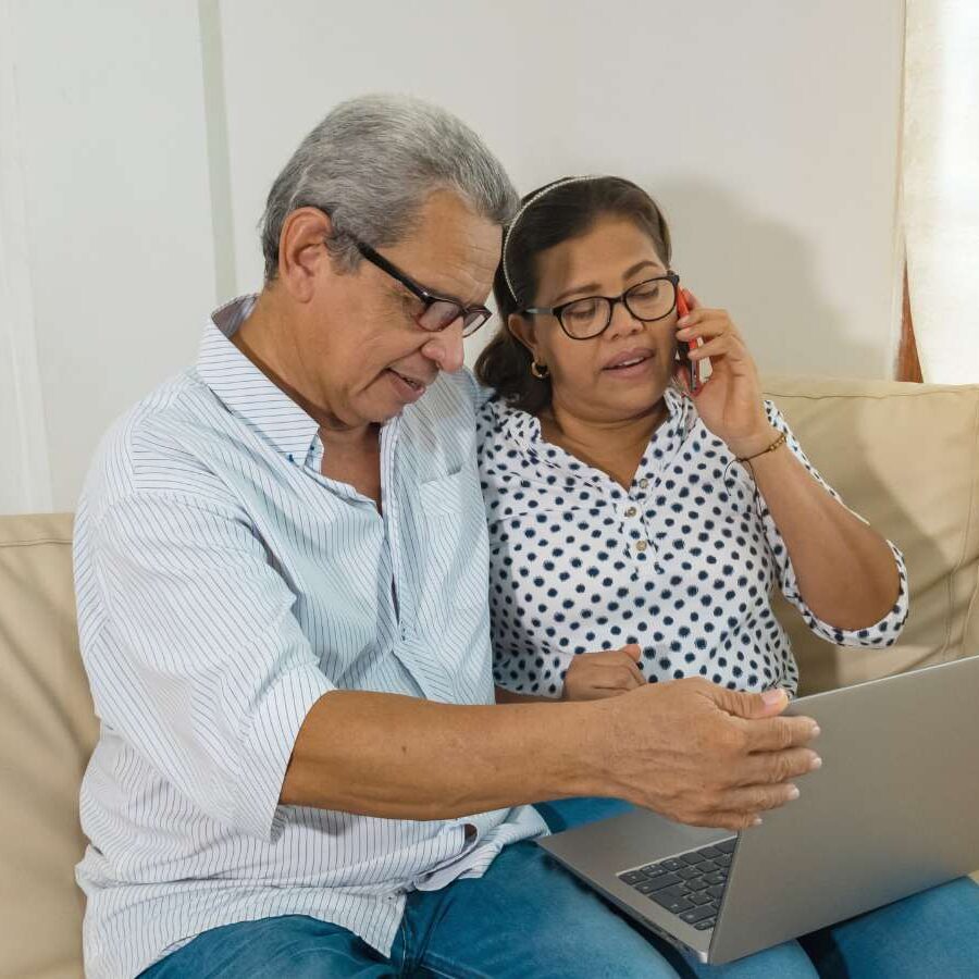 hispanic couple